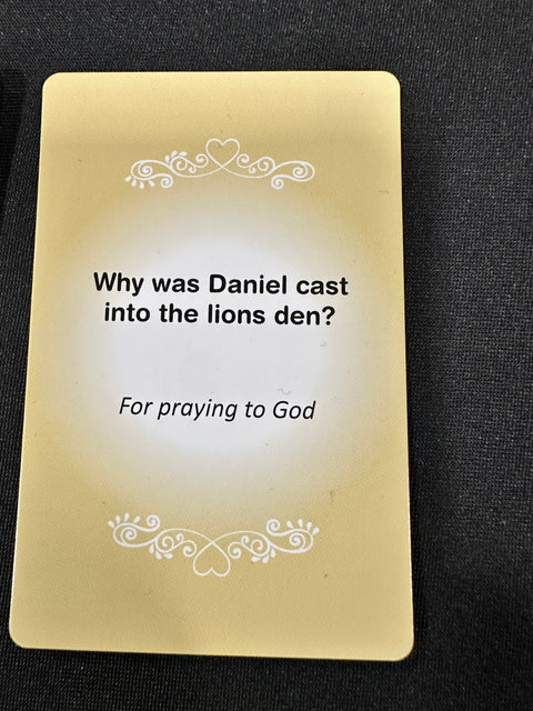Going Steady Card Game-Bible Trivia Edition